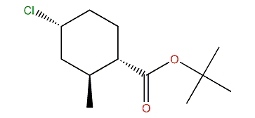 (1S,2S,4R)-tert-Butyl cis 4-chloro-trans-2-methylcyclohexanecarboxylate